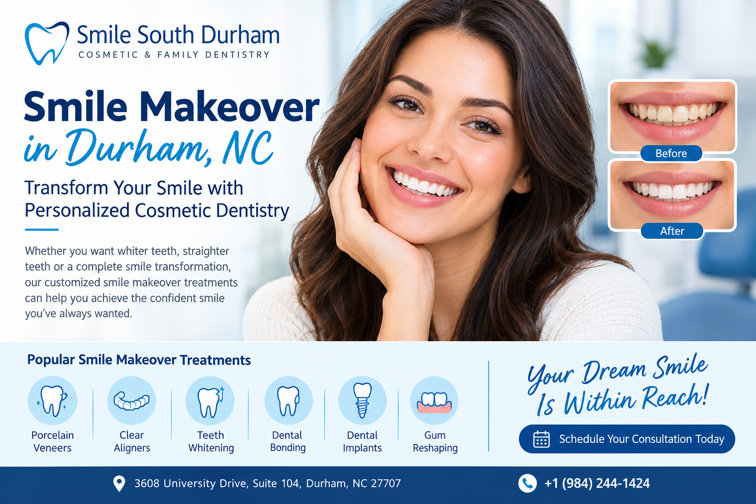 Smile Makeover in Durham, NC